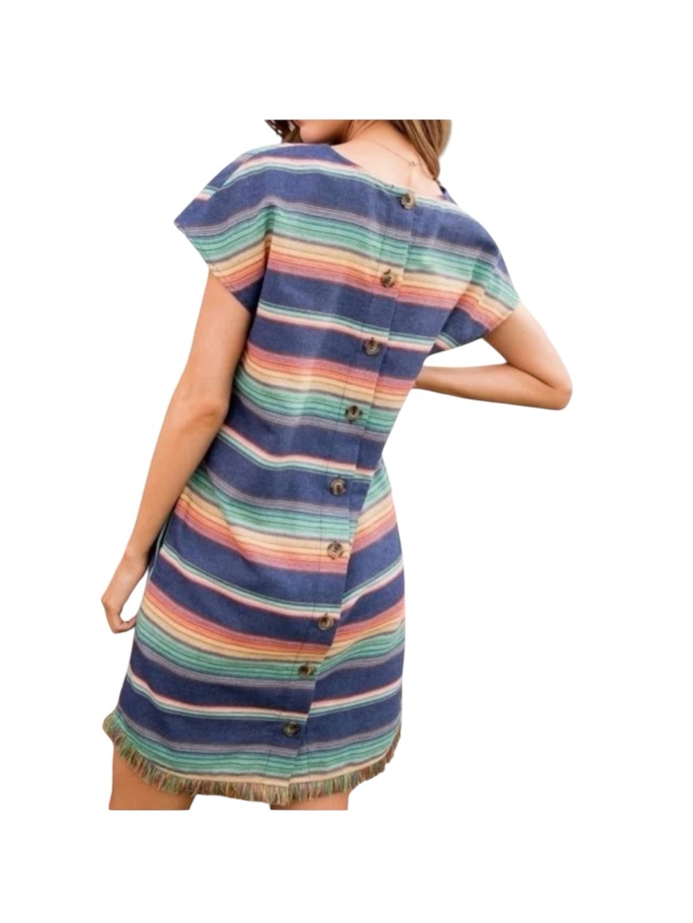 Women’s Loose Fit Shift Dress Size L